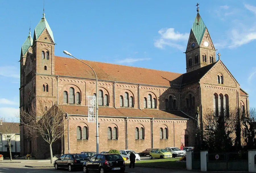 La carte Basilique du Sacré-Cœur de Lutterbach