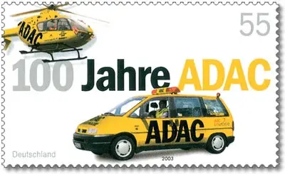 La carte Allgemeiner Deutscher Automobil-Club