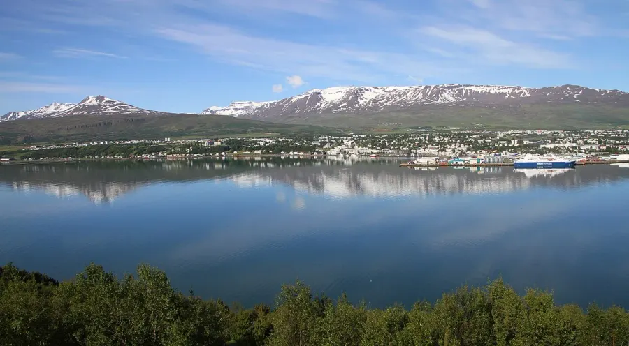 La carte Akureyri
