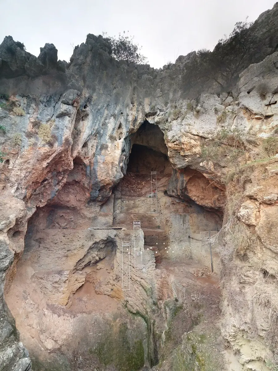 La carte Grotte de Tabun