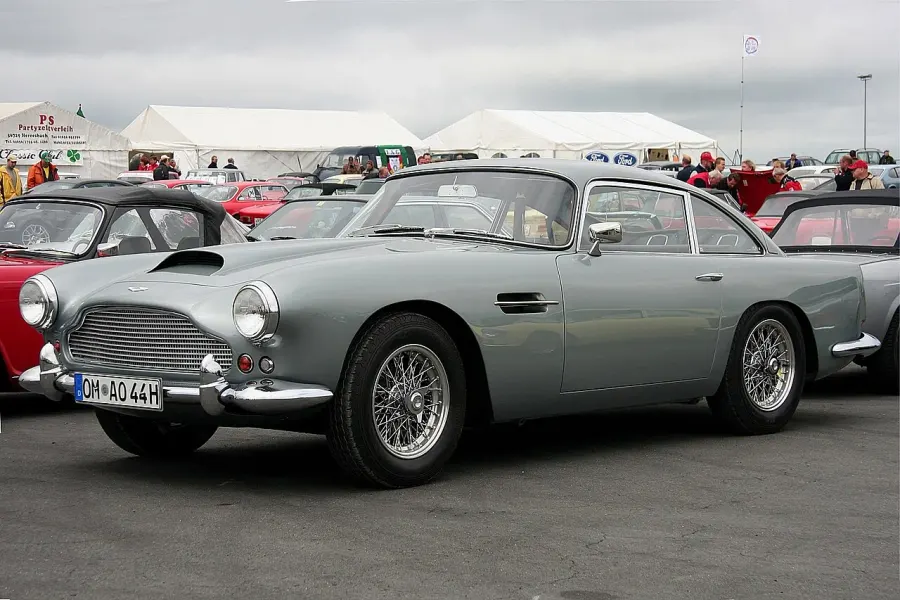 The Aston Martin DB4 card