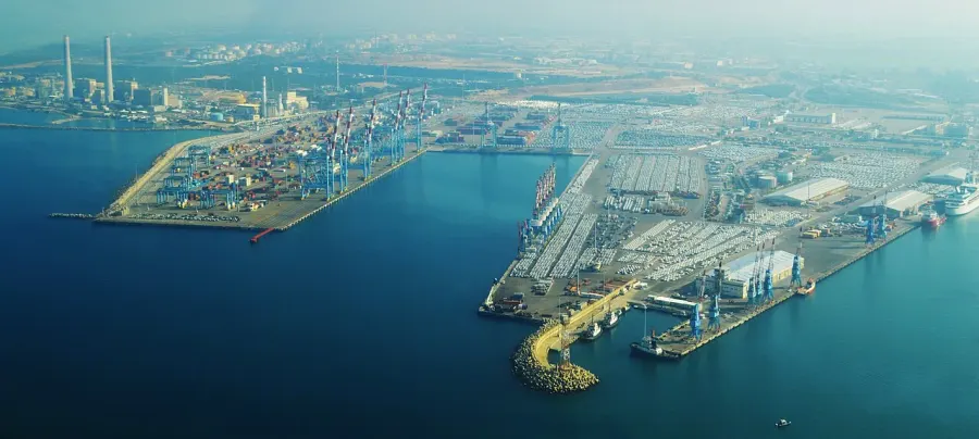 La carte Port d'Ashdod