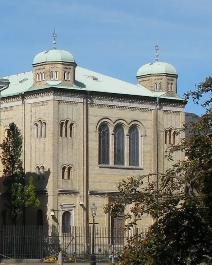 La carte Synagogue de Göteborg