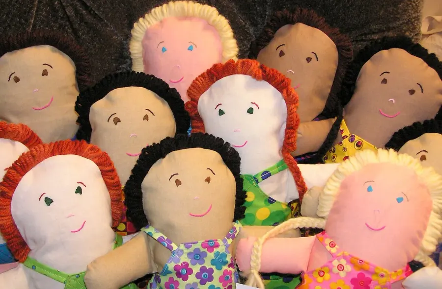 The Rag doll card