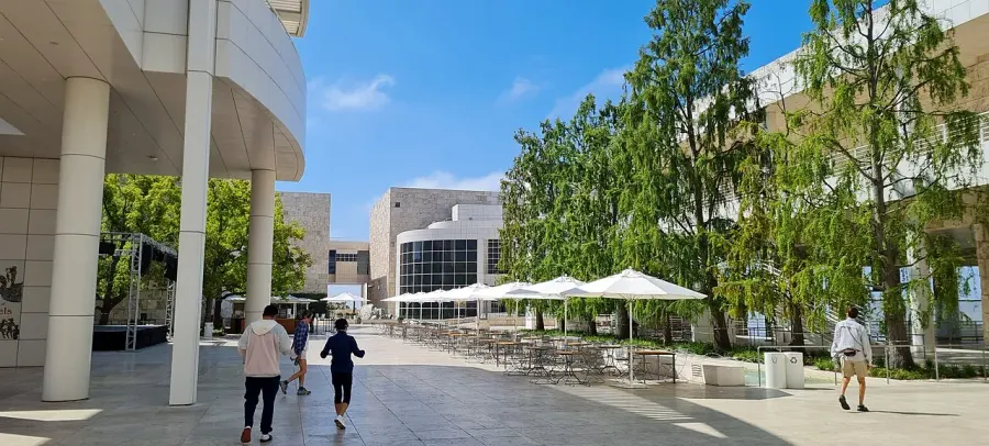 La carte Getty Center