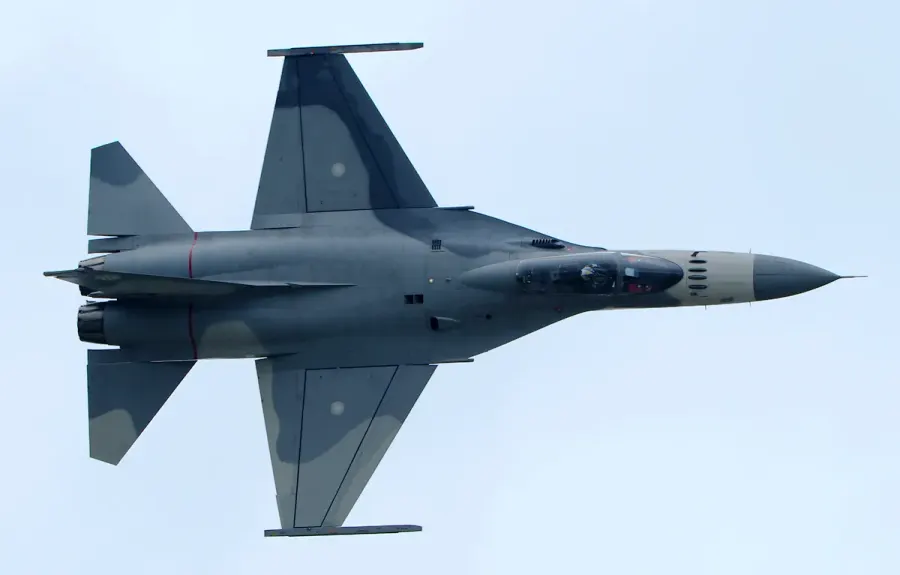 La carte AIDC F-CK-1 Ching-Kuo