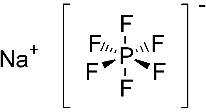 La carte Hexafluorophosphate de sodium