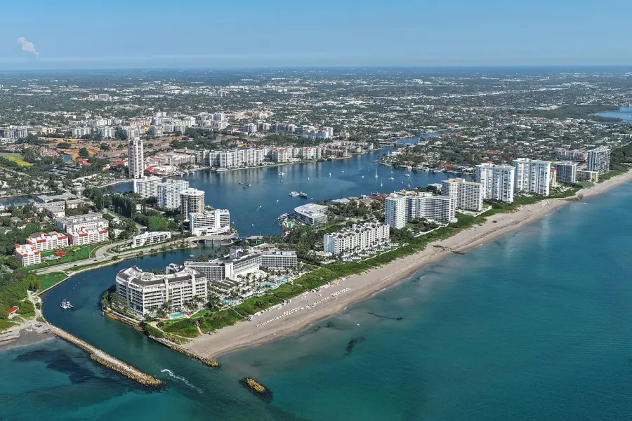 La carte Boca Raton