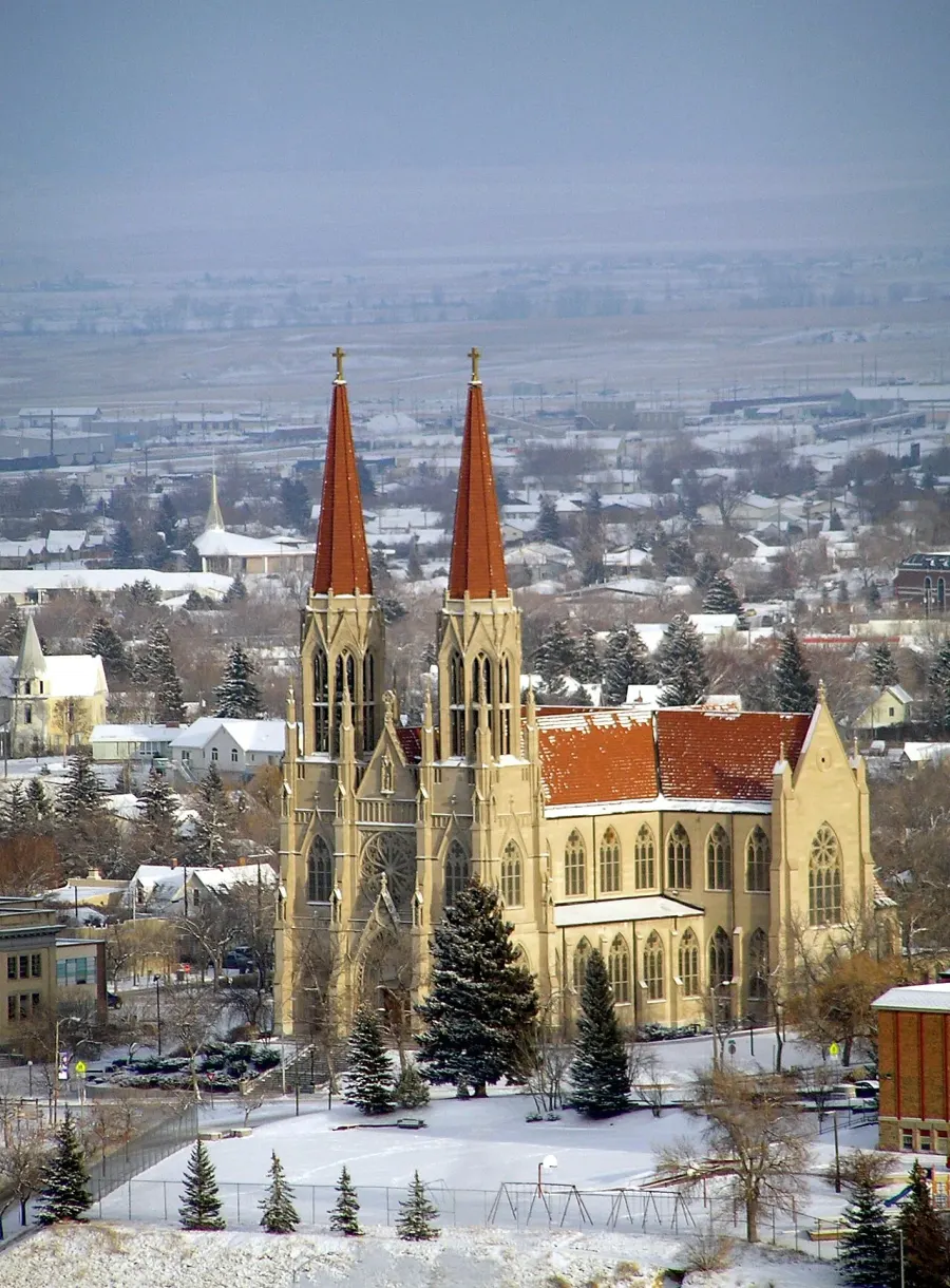 La carte Cathédrale Sainte-Hélène d'Helena