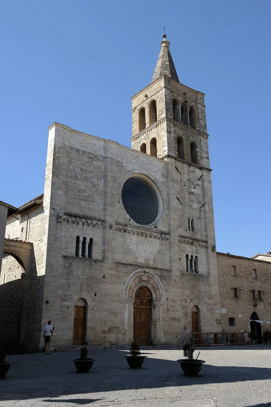 La carte Cathédrale de Bevagna