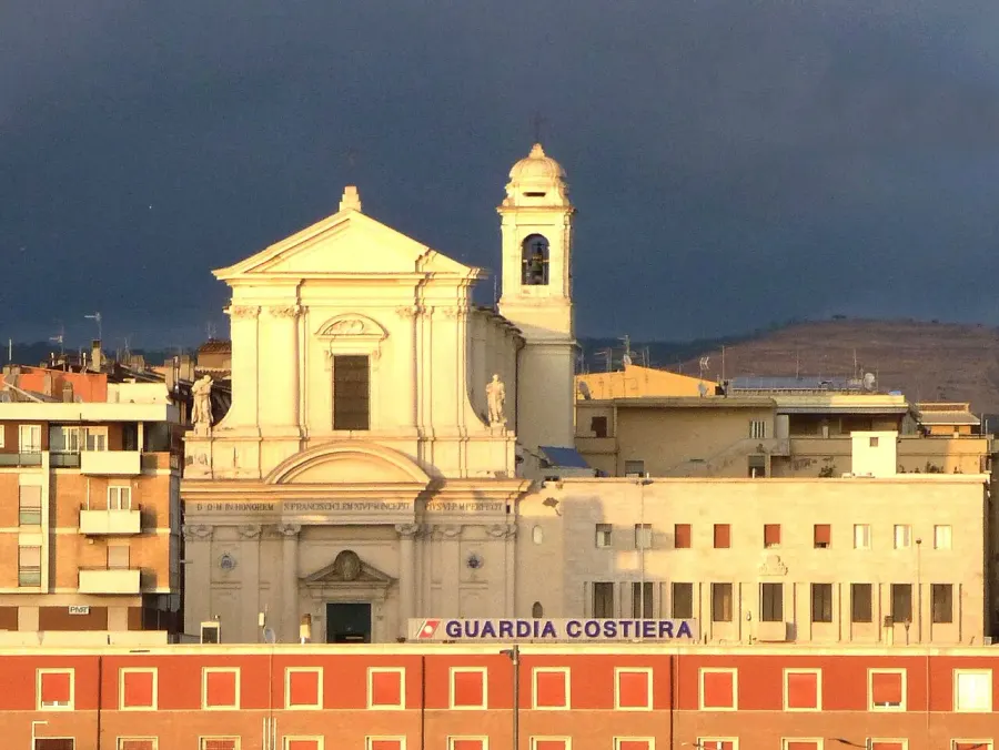 La carte Cathédrale de Civitavecchia