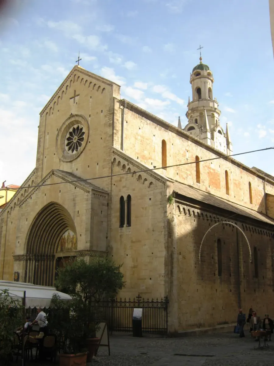 La carte Cathédrale de Sanremo