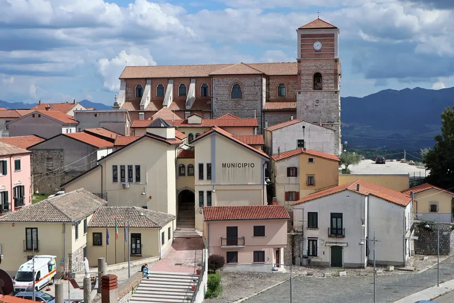 La carte Cathédrale de Sant'Angelo dei Lombardi