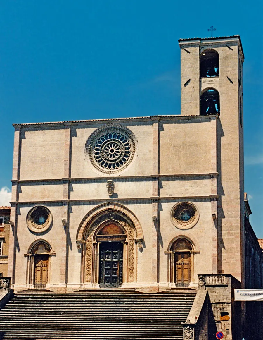 La carte Cathédrale de Todi