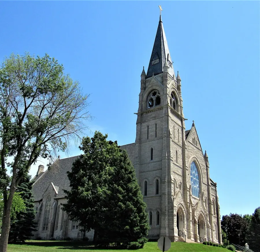 La carte Cathédrale du Sacré-Cœur de Davenport
