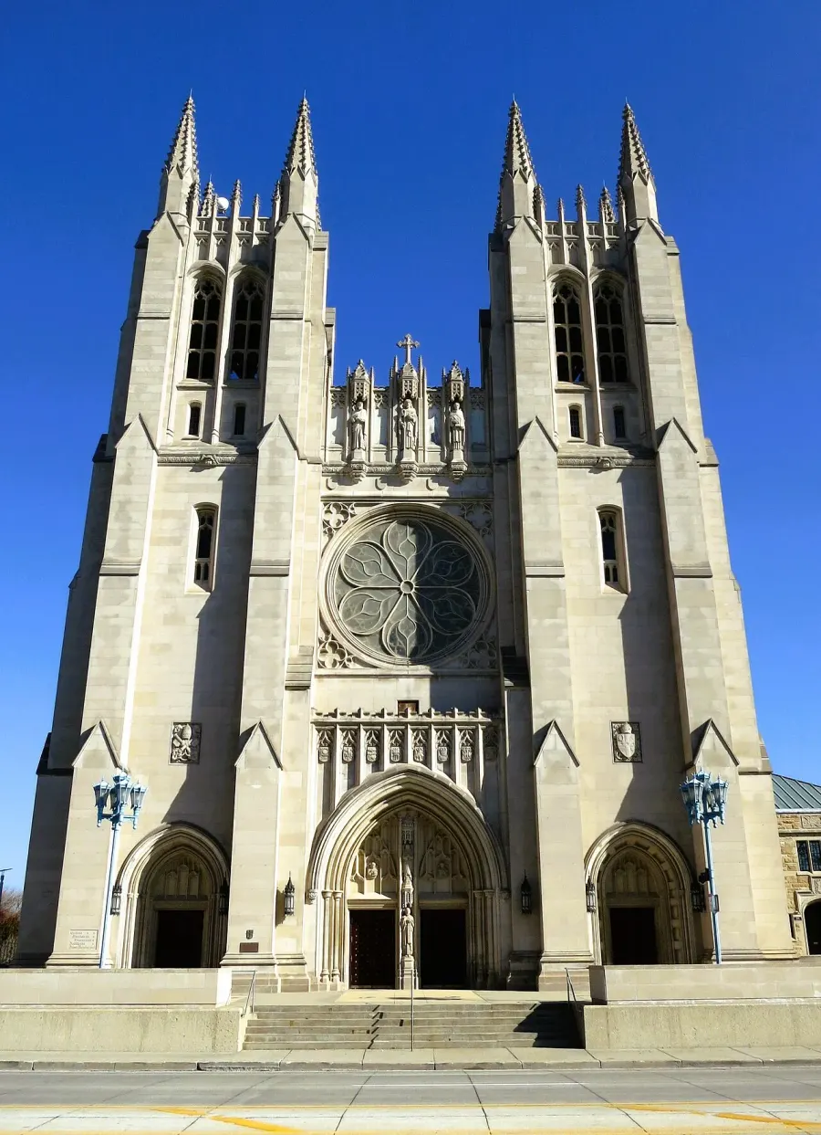 La carte Cathédrale du Très-Saint-Sacrement de Détroit