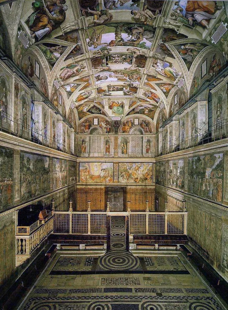 The Sistine Chapel card