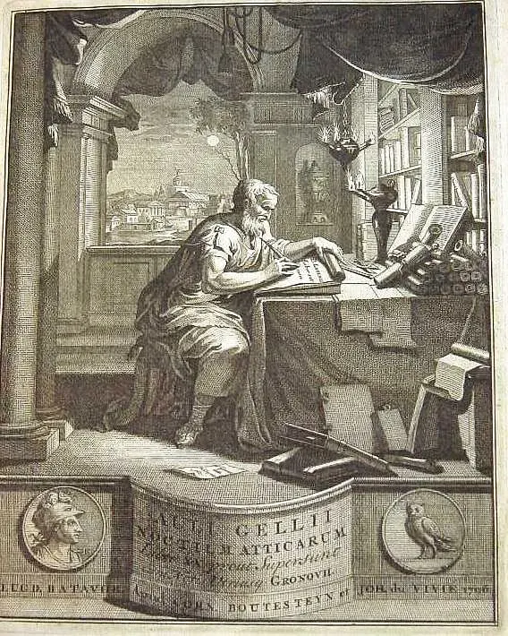 The Aulus Gellius card