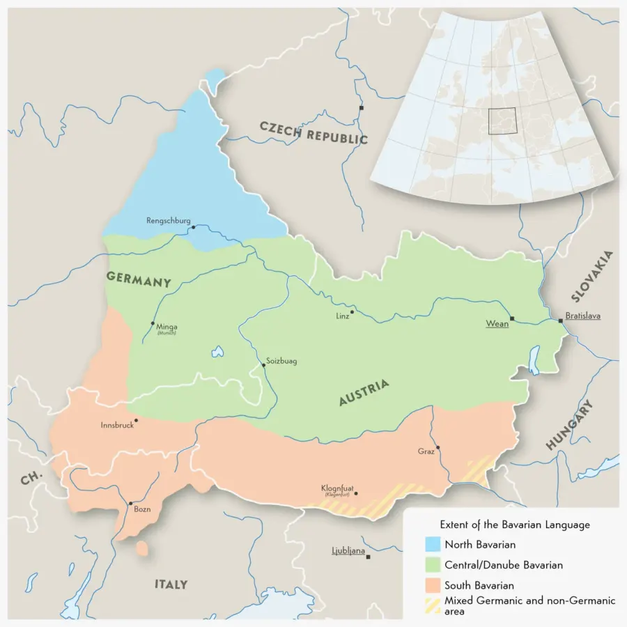 La carte Bavarois