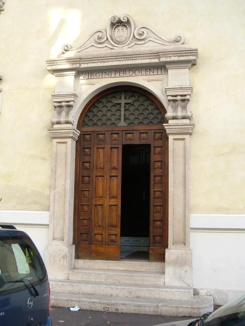 La carte Chapelle Santa Maria Addolorata all'Esquilino
