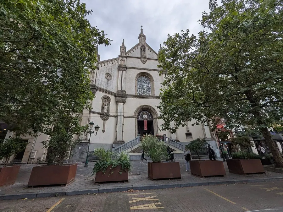 La carte Église du couvent des Pères Carmes de Bruxelles