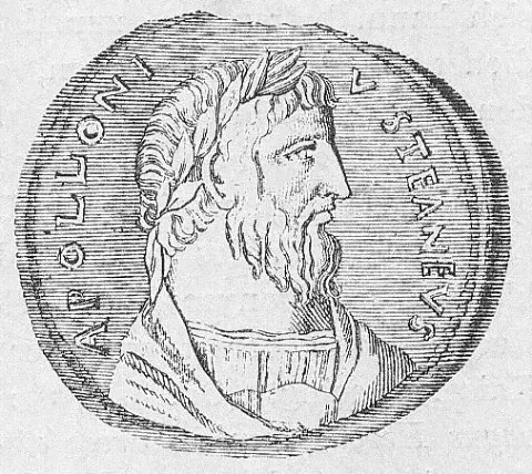 La carte Apollonios de Tyane