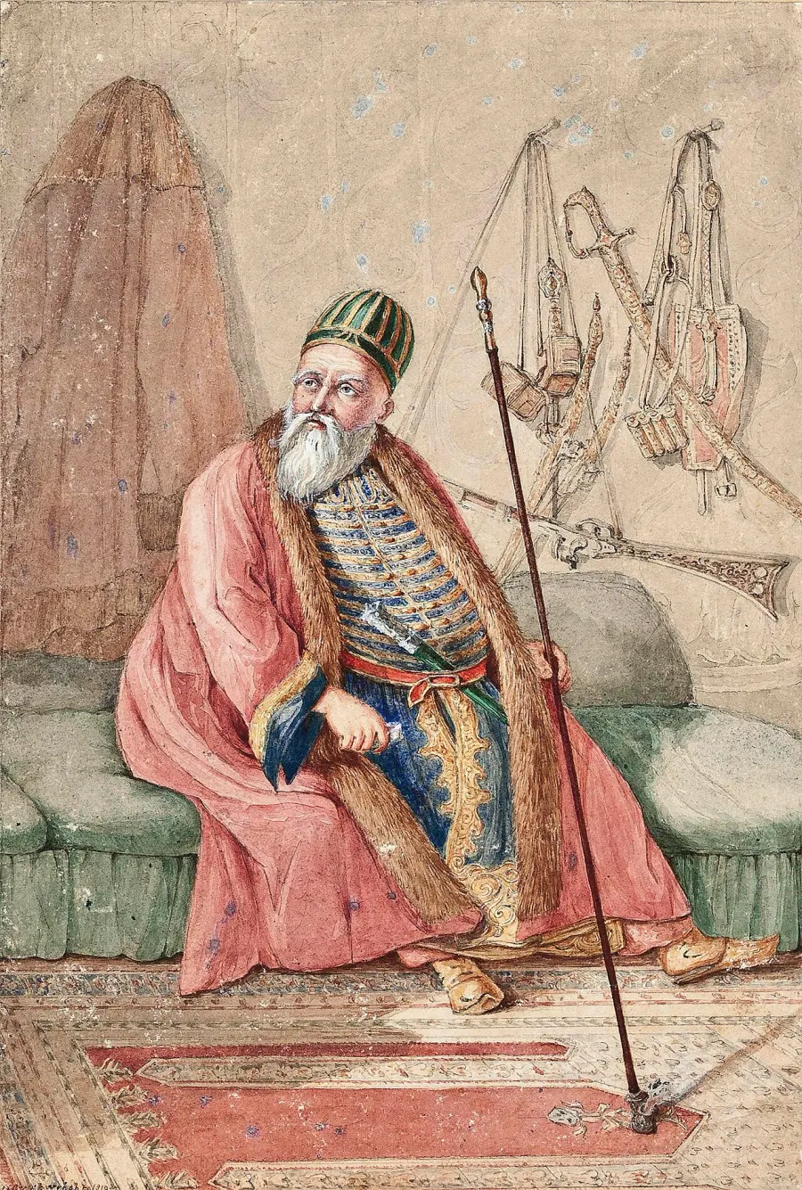 The Ali Pasha of Yanina card