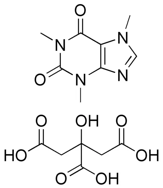 The Caffeine citrate card