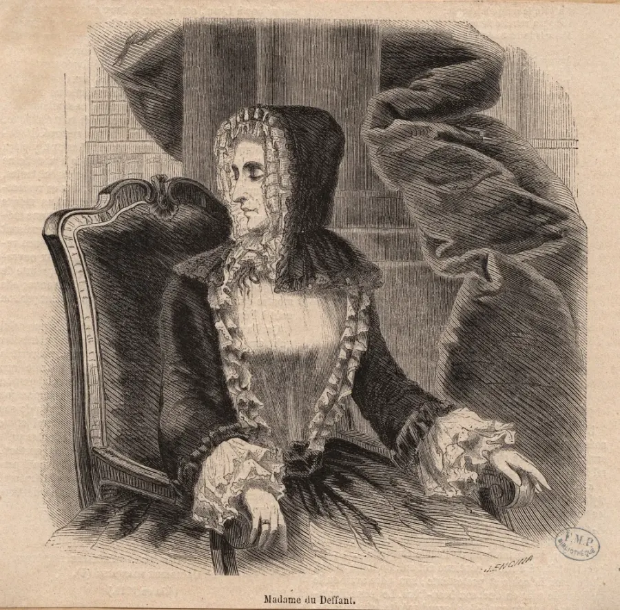 La carte Madame du Deffand