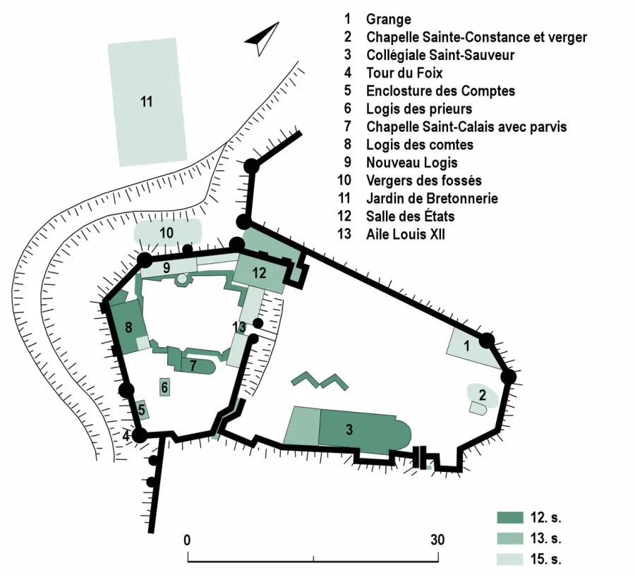 La carte Collégiale Saint-Sauveur de Blois