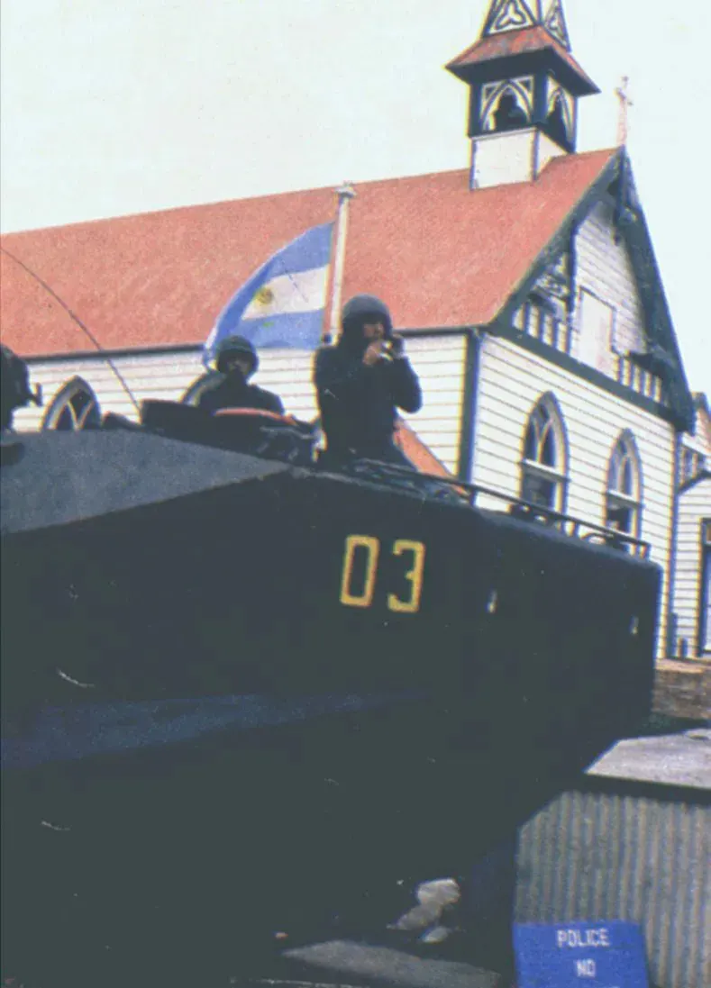 The 1982 invasion of the Falkland Islands card