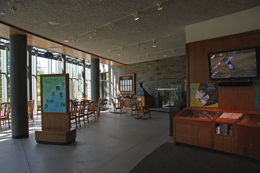 La carte Cornell Lab of Ornithology