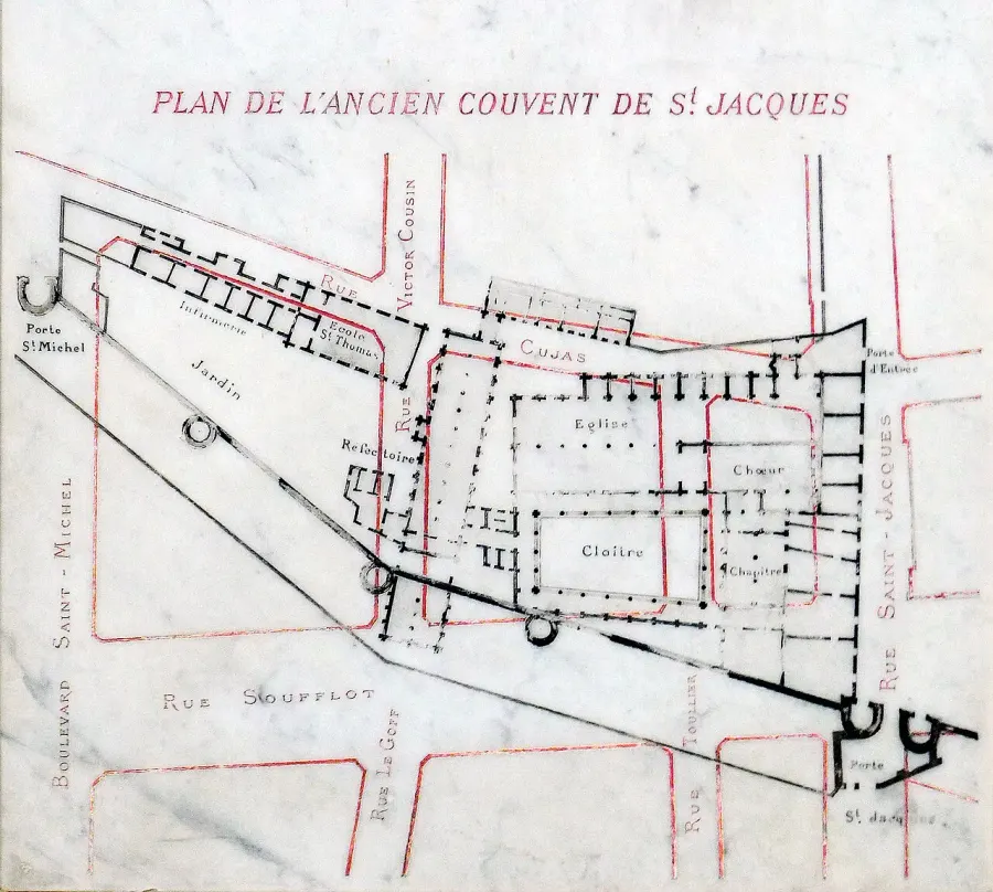 La carte Couvent des Jacobins
