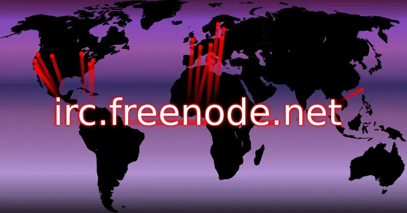 La carte Freenode