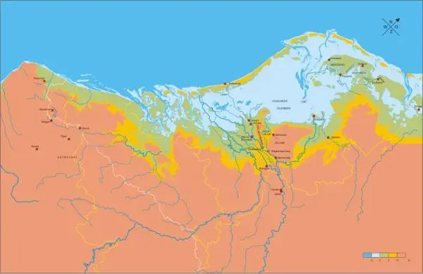 La carte Transgression marine