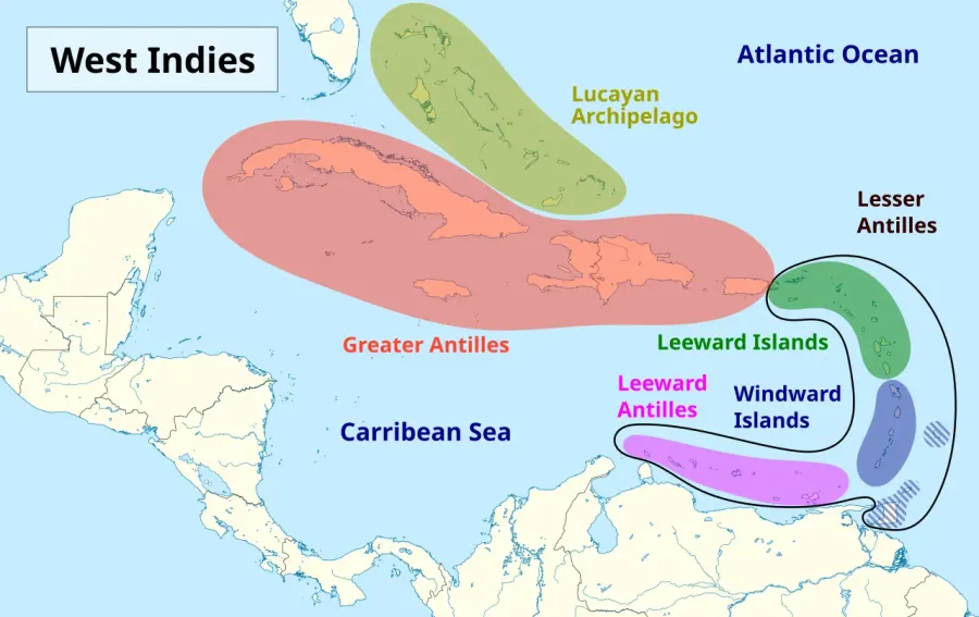 The Leeward Antilles card