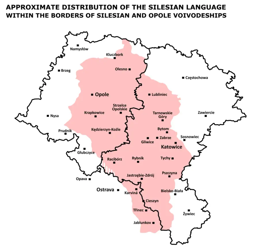 La carte Silésien