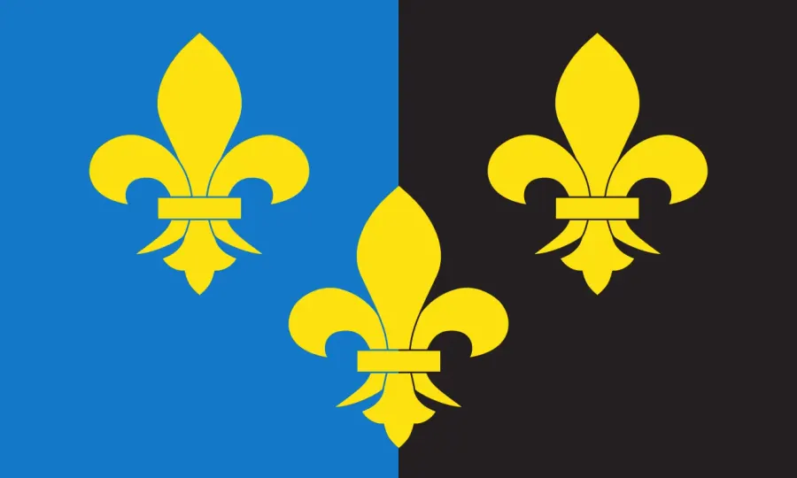 La carte Drapeau du Monmouthshire