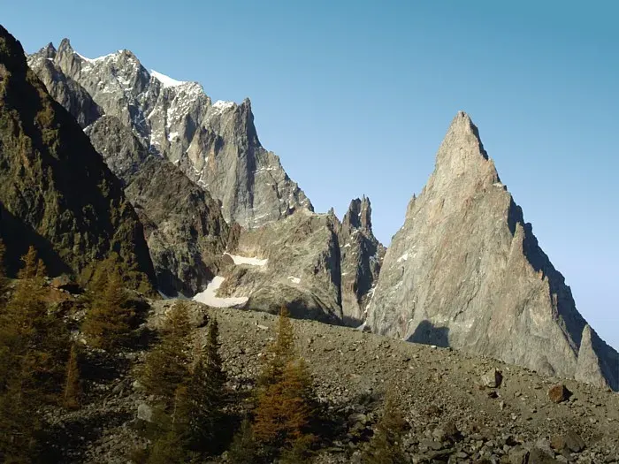 The Aiguille Blanche de Peuterey card
