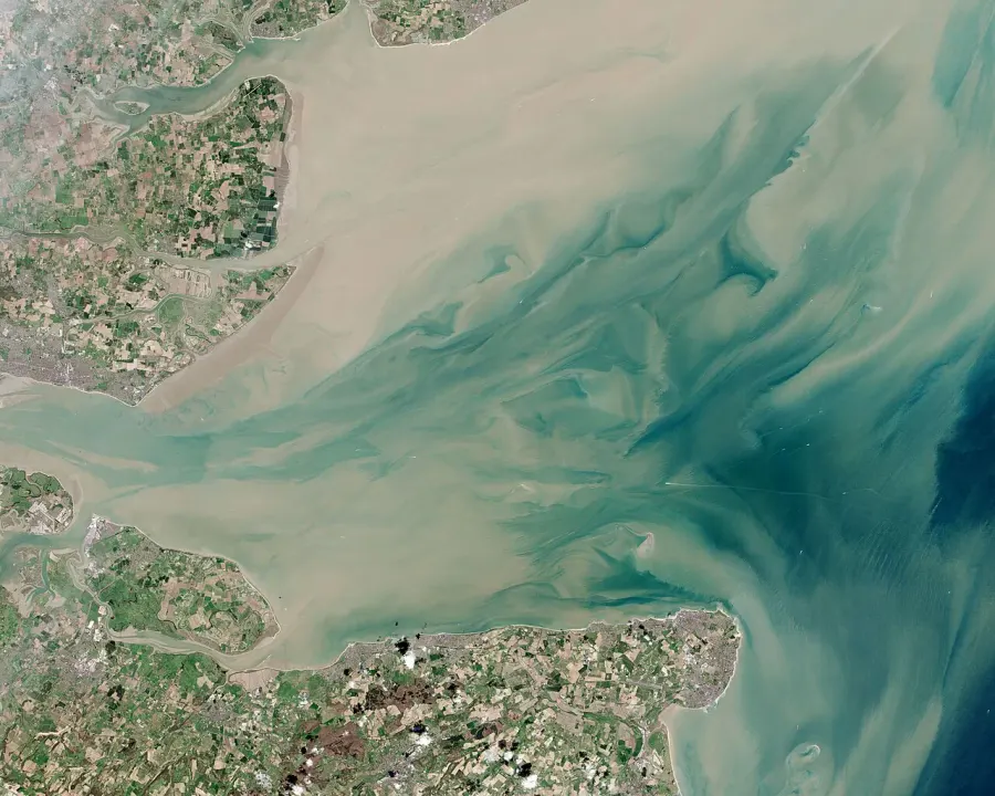 La carte Estuaire de la Tamise