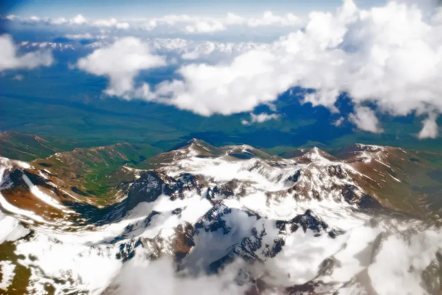 La carte Parc national du Pamir