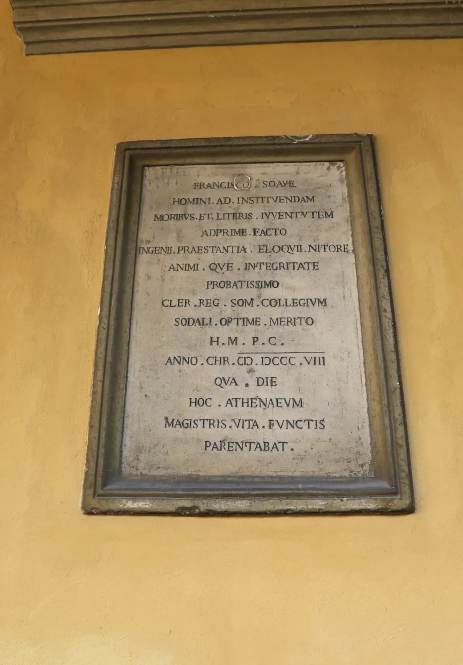 La carte Francesco Soave