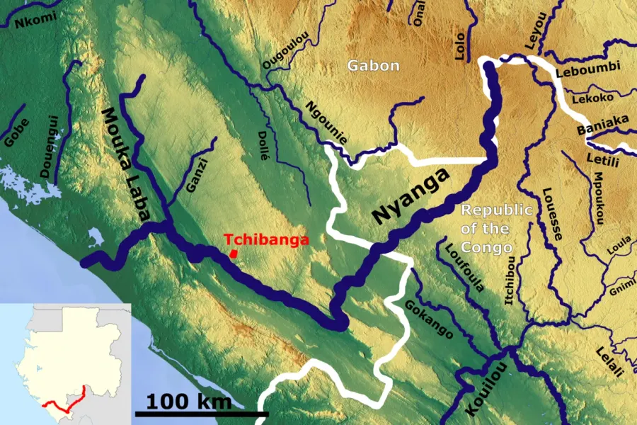 La carte Nyanga