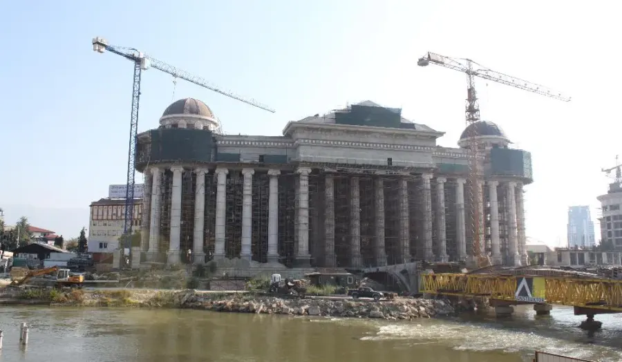 La carte Skopje 2014