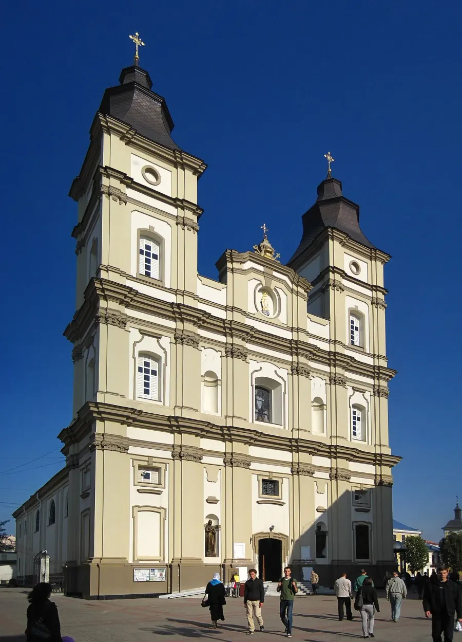 La carte Cathédrale de la Résurrection d'Ivano-Frankivsk