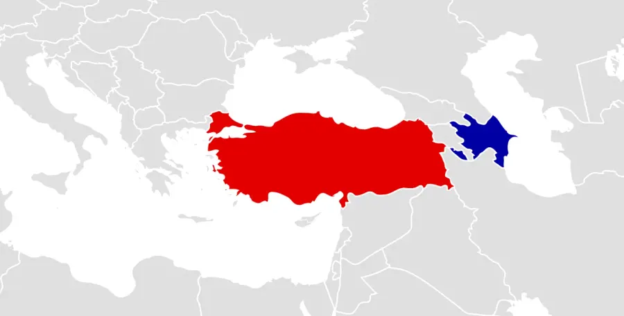 The Azerbaijan–Turkey border card