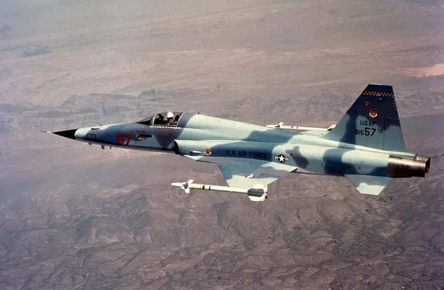 La carte Northrop F-5 Freedom Fighter