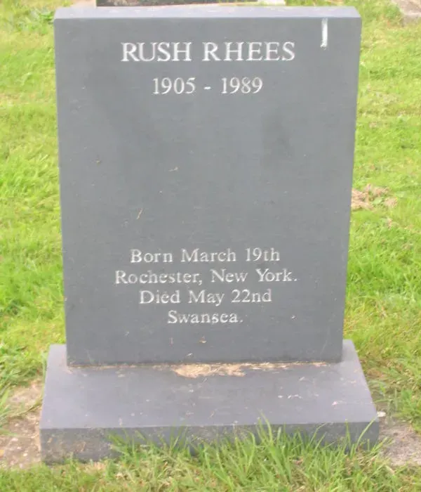 La carte Rush Rhees