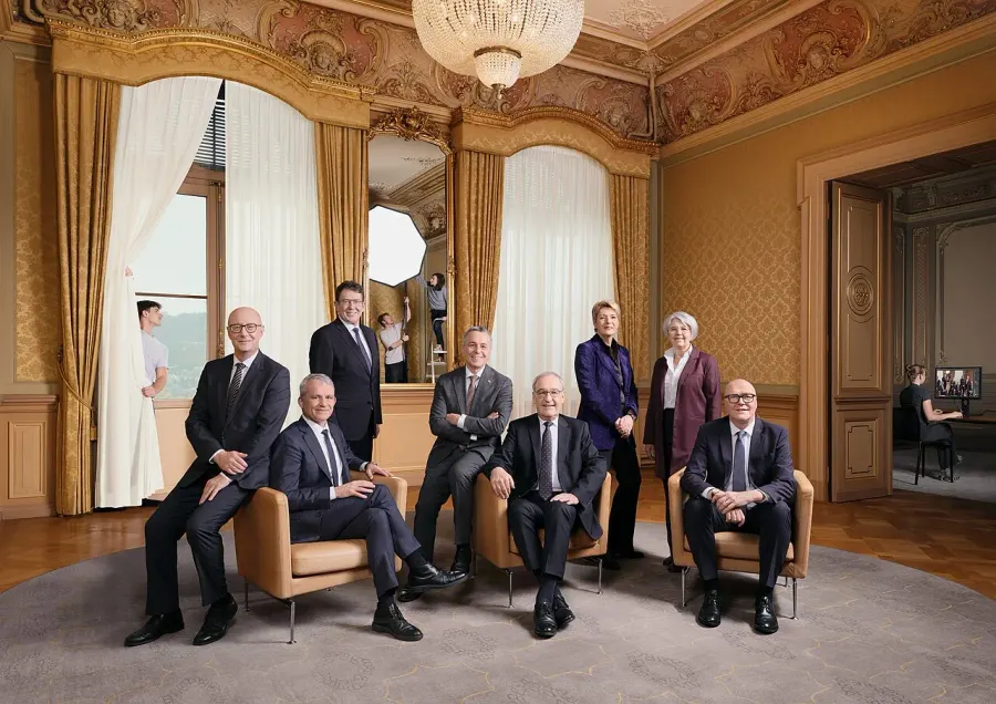 La carte Conseil fédéral