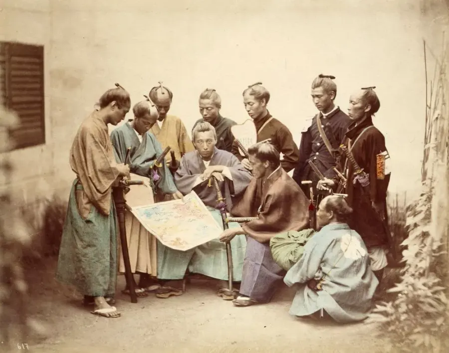 La carte Guerre de Boshin